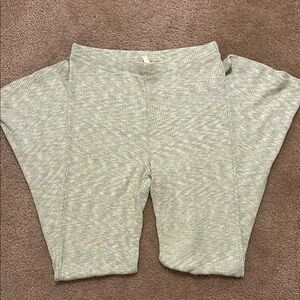 Aerie HW Ribbed Flare Pants